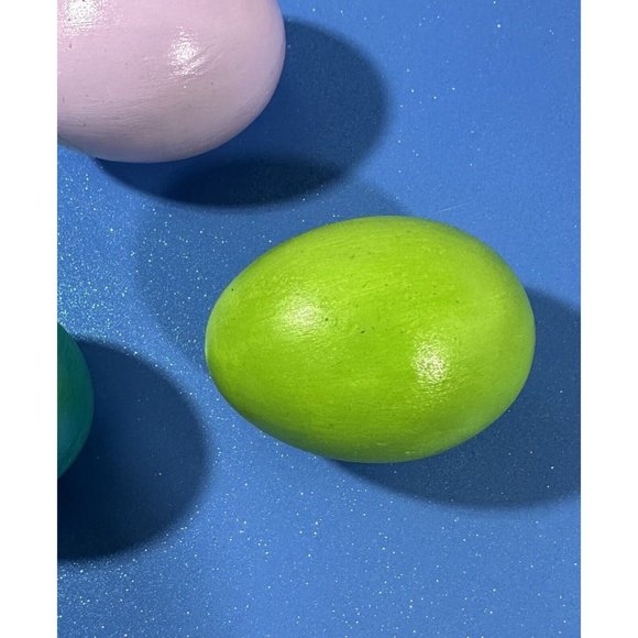 Ceramic Easter Eggs Hollow Hand Painted  Real Egg Size Holiday Spring Decor - Picture 4 of 9